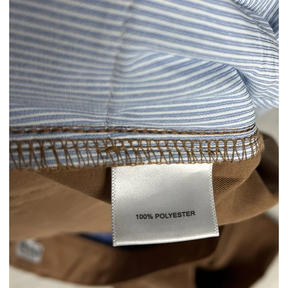 Peter Millar  Brown 36x30 Golf Performance Five-Pocket Pant Men's Cognac Brown